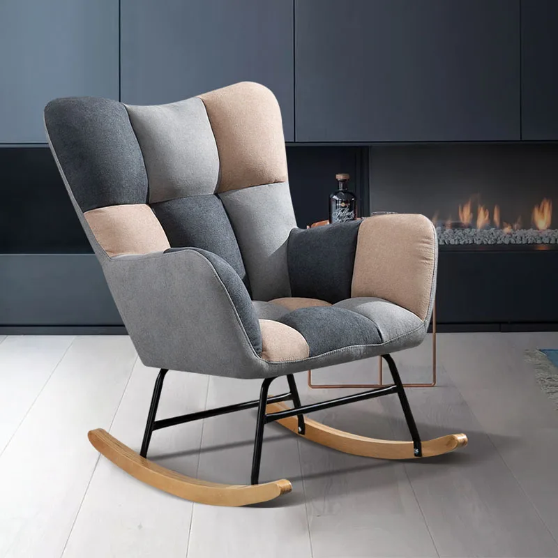 

Elbow Support Chair Living Room Armrest Balcon Comfortable Recliner Chair Wingback Reclinable Fauteuil Salon Designer Replicas
