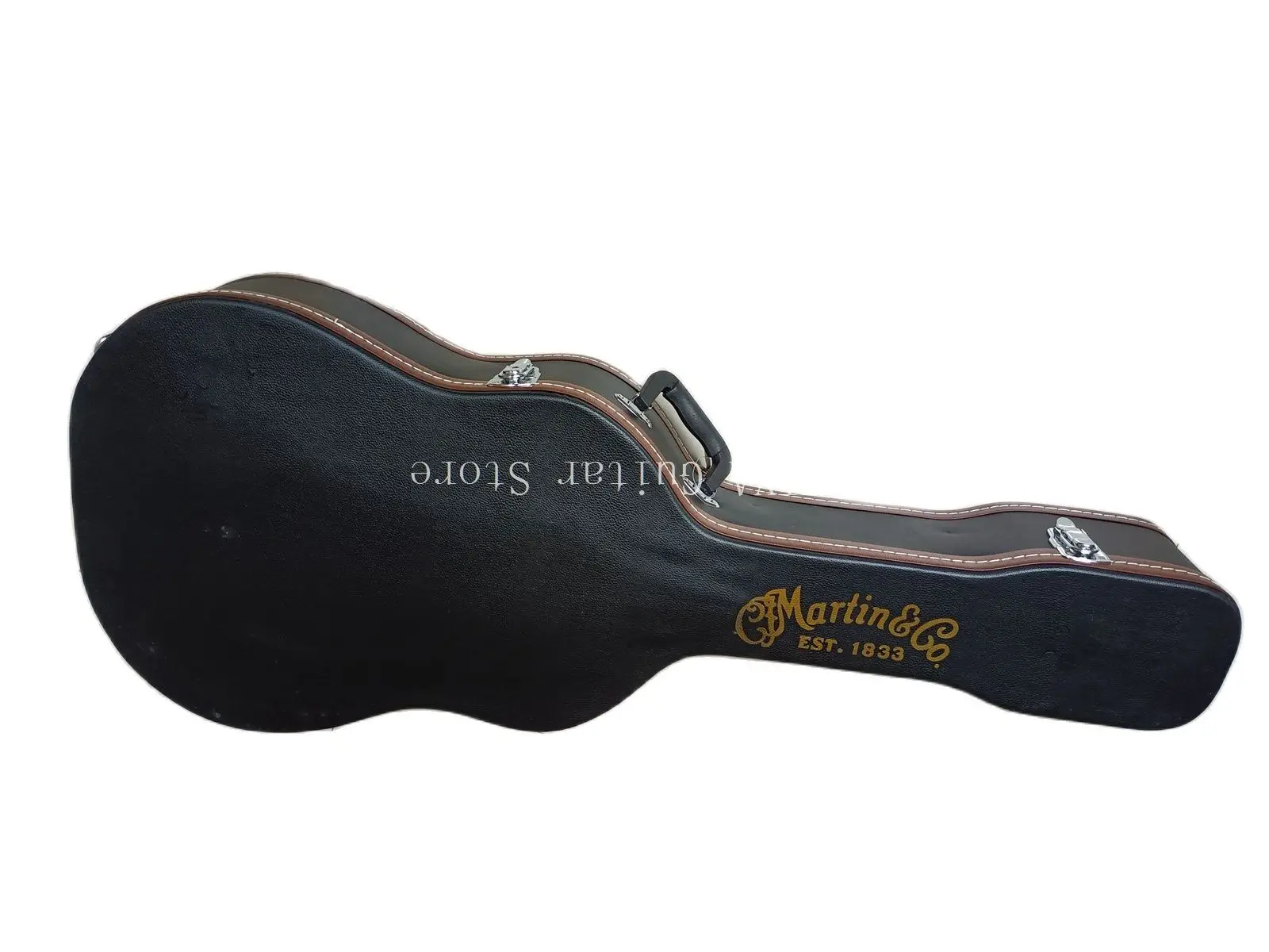 

41'' Black Acoustic Guitar Hard Case Superior PU Tabric For 41 inch Mar tin D45 Acoustic Guitar guitat parts