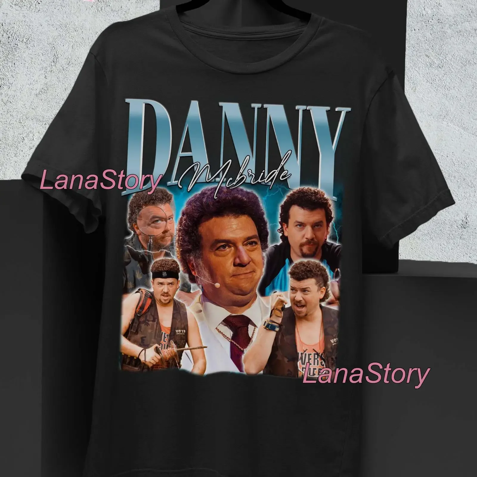 Фото Футболка Danny McBride, винтажная, дышащая, мягкая, повседневная, удобная, универсальная, дизайнерская одежда, модная. №1