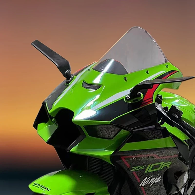 

CarDutiful for KAWASAKI Ninja ZX-6R Ninja ZX-10R 2016-2021 Rearview Mirrors Wind Wing Adjustable Rotating Side Mirror Winglet