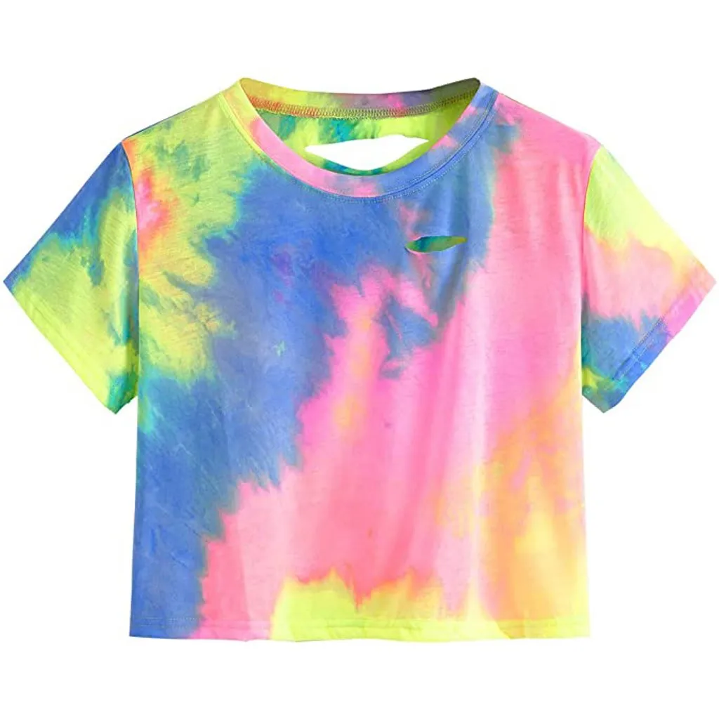 

Женские топы с принтом и коротким рукавом, летние камуфляжные свободные рубашки с круглым вырезом и принтом, Женская эластичная рубашка с д...