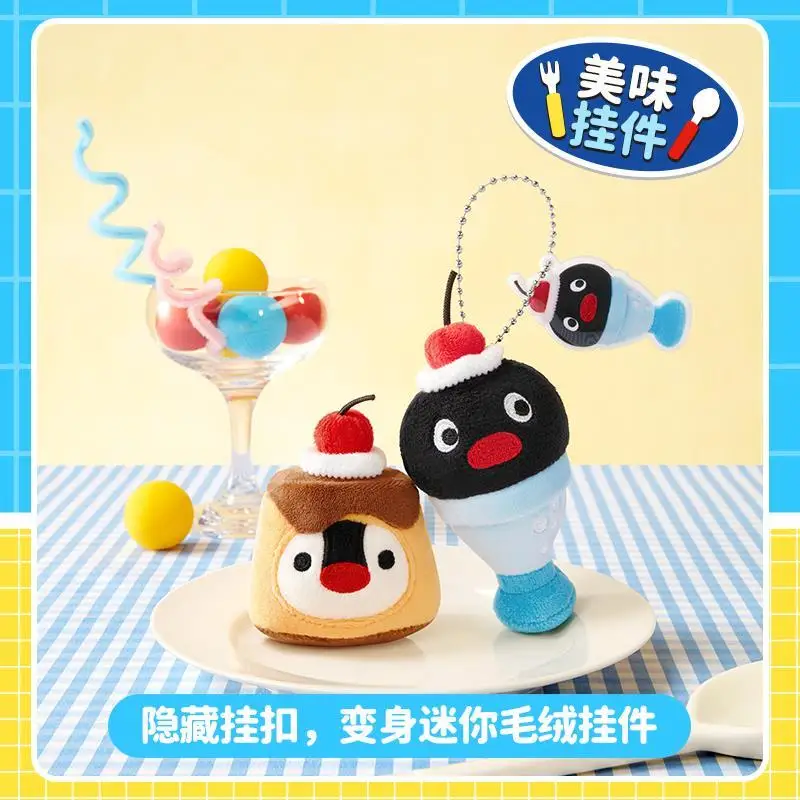 Фото Новая серия Pingu'S Delicious Life, магнитная наклейка, слепая коробка, милый пингвин, украшение для комнаты, подарок, кукла на заказ №4