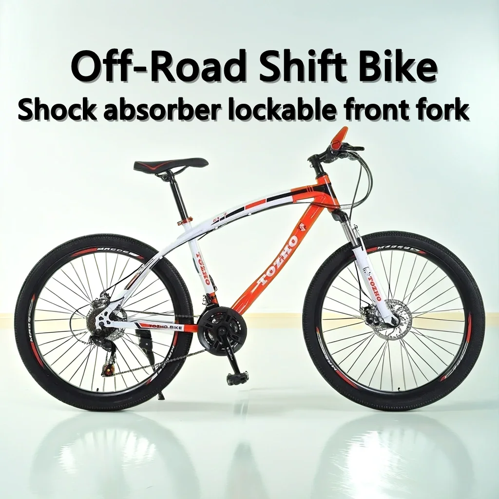 24/26 дюймовый двойной дисковый тормоз спицевое колесо велосипедный городской