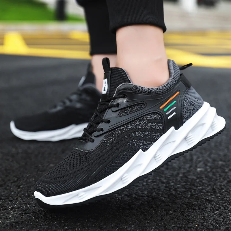 Men's Casual Shoes Spring Summer New Style Lace-up Running  Shoes Fashion Male Sneakers Breathable Trendy Tennis Men's Shoes
