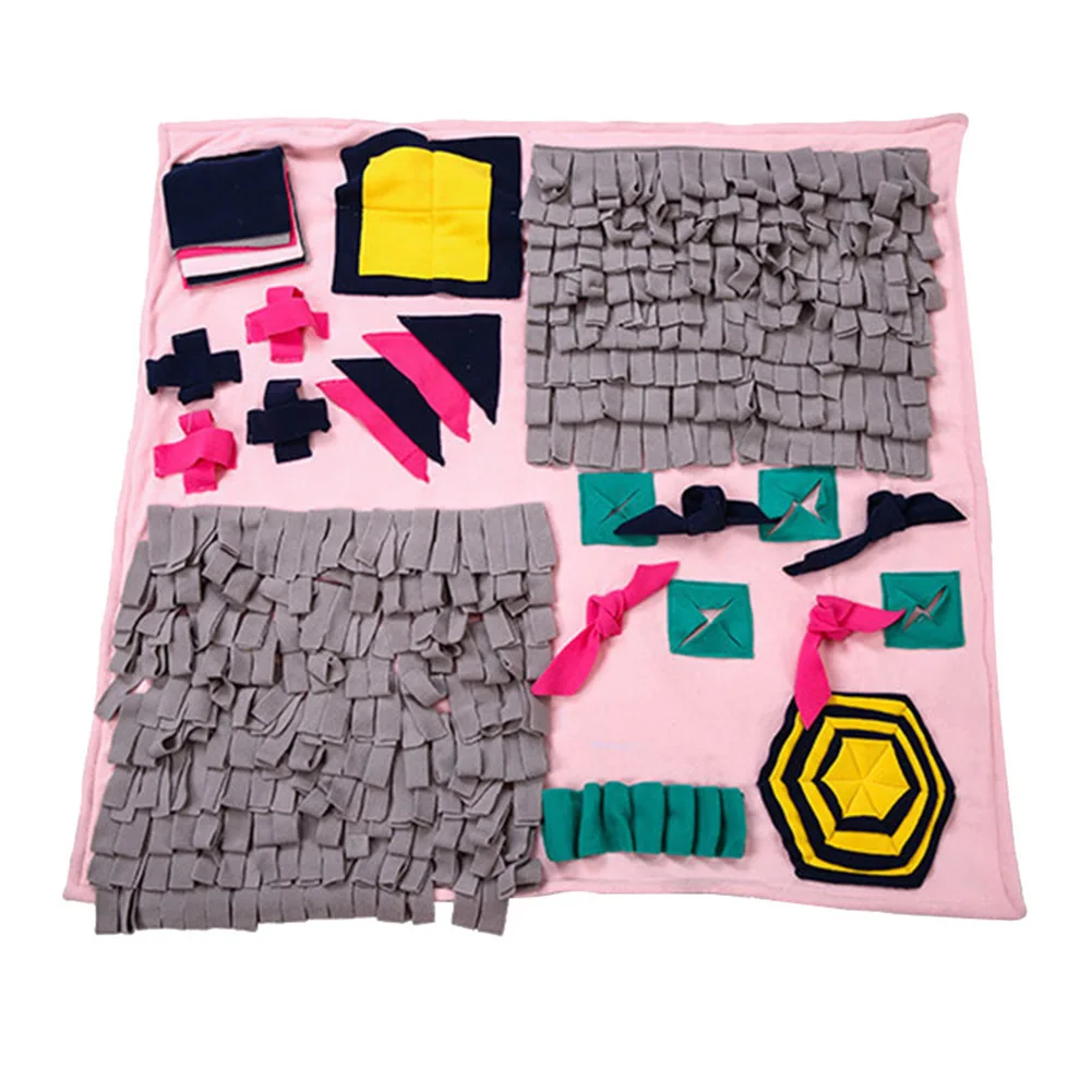 

Dogs Snuffle Mat Feeding Sniffing Puzzle Mat Detachable Stitching Training Blanket