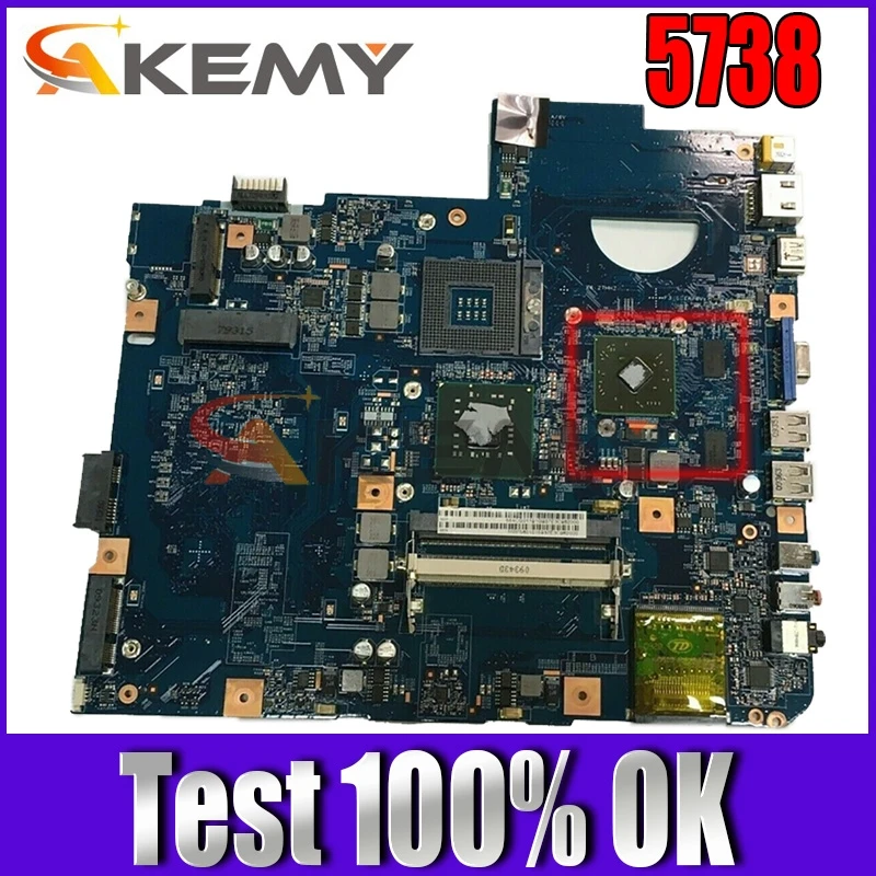 

Akemy For Acer aspire 5738 Laptop Motherboard DDR2 Free cpu 48.4CG07.011 MBP5601015 MBPKE01001
