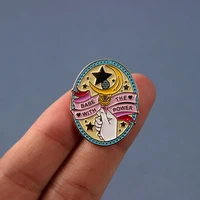 anime sailor moon enamel pin brooch backpack jeans enamel brooch magic girl moon pin women fashion jewelry gifts cartoon badges