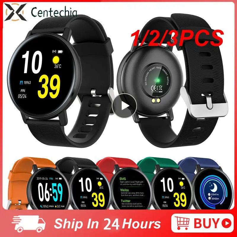 

1/2/3PCS 18mm 20mm 22mm Soft Silicone Strap for Galaxy Watch 3 Active 2 42/46mm GT 2/2e/ Elastic Solid color