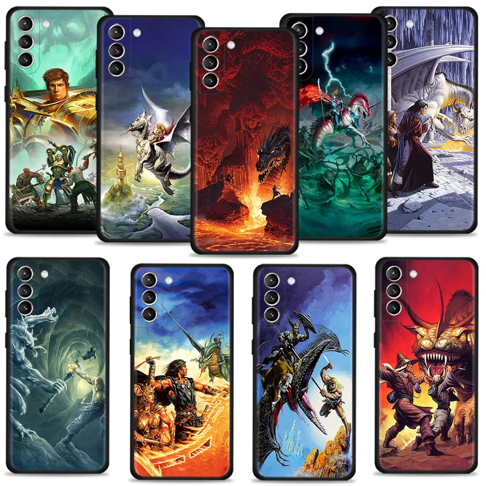 

Full Dungeons Dragons Old School For Samsung S10 S20 FE 2022 S21 Plus S9 S10e S8 S7 S22 Ultra 5G Funda