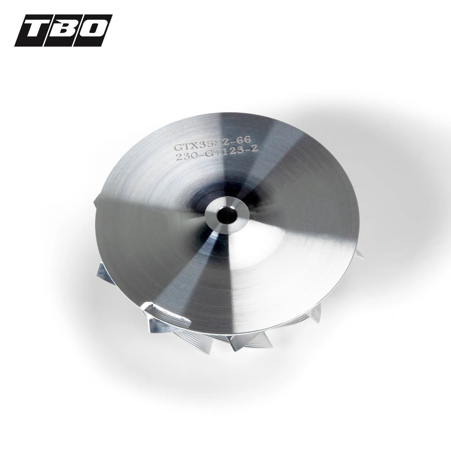 GT Series GTX3582-66 Turbo Billet Кованая заготовка колеса компрессора 66x82 мм 10 + 0 Переднее