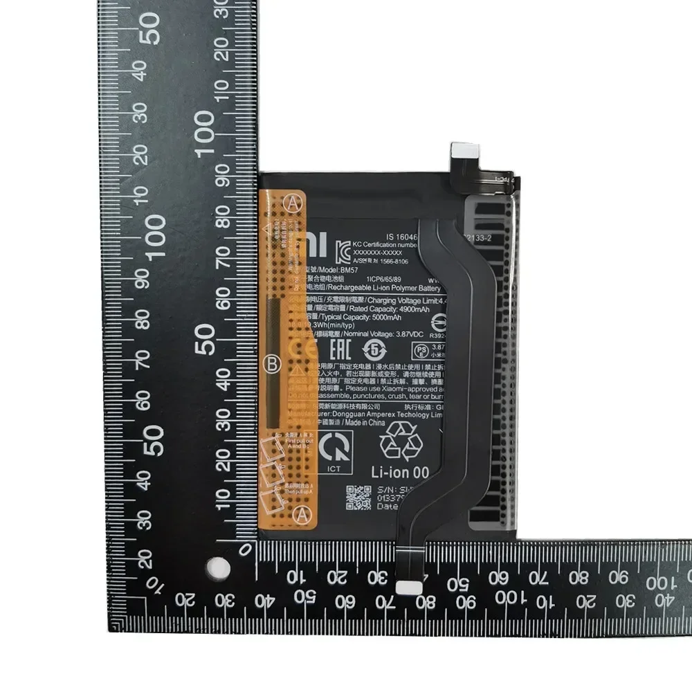 Оригинальный аккумулятор BM57 на 2024 годы для Xiaomi Poco X3 GT 5000 мАч высококачественные