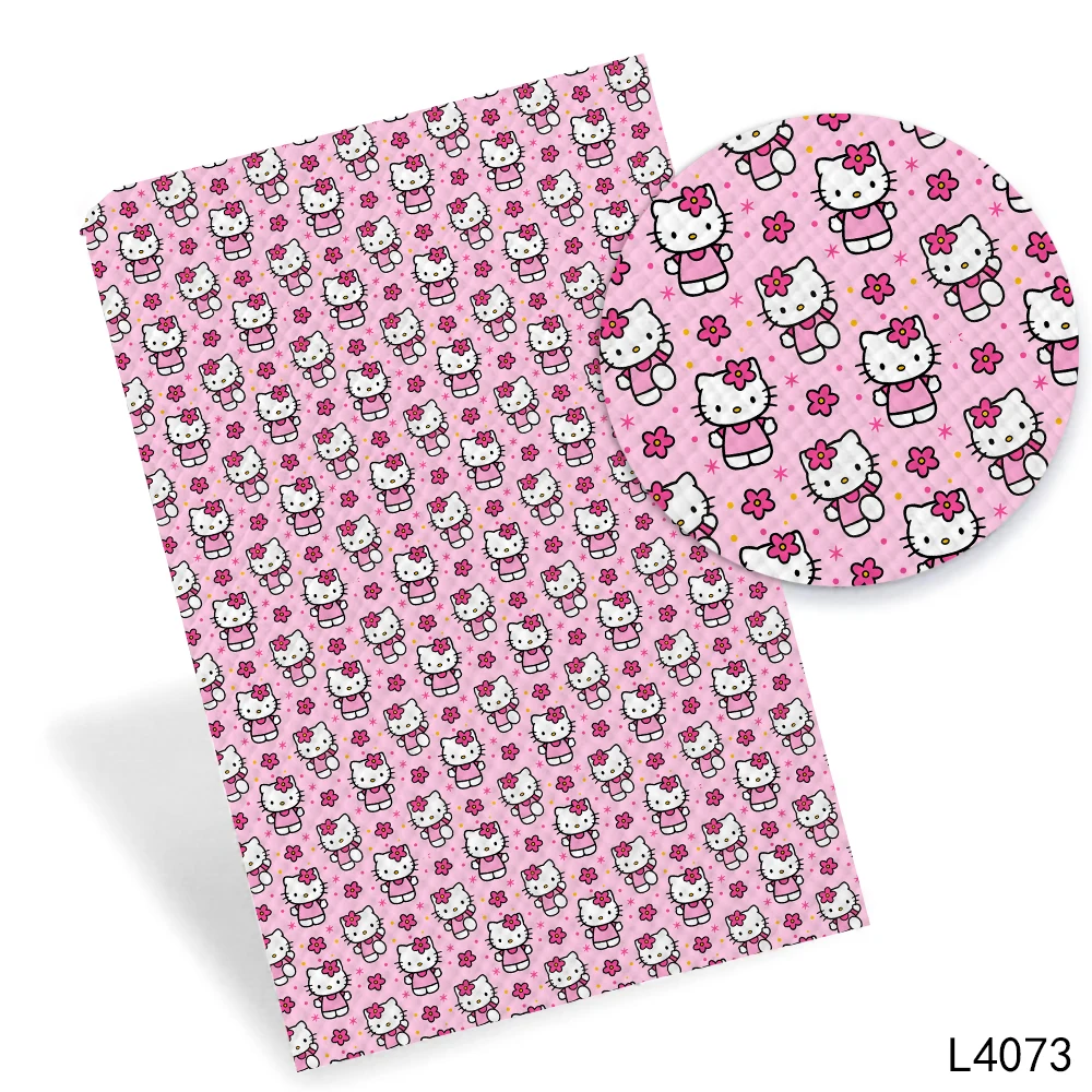 Искусственная кожа с печатным рисунком 136*30 см для бантов сделай сам декоративные