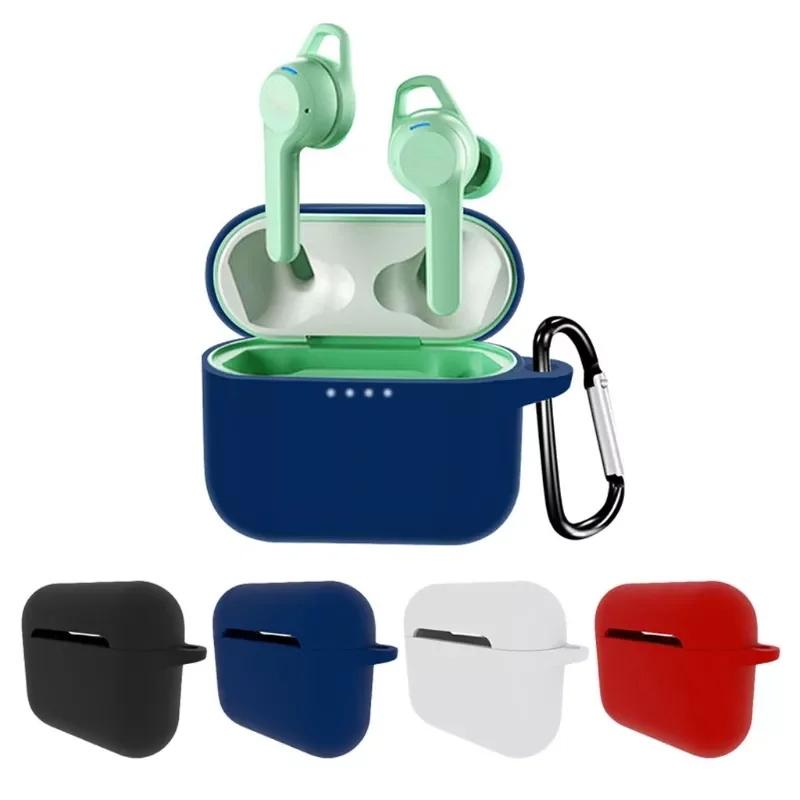 

Dust-proof Silicone Earphone Case Protective Cover Shell for Skull candy Indy Evo True Wireless Earbud X6HB
