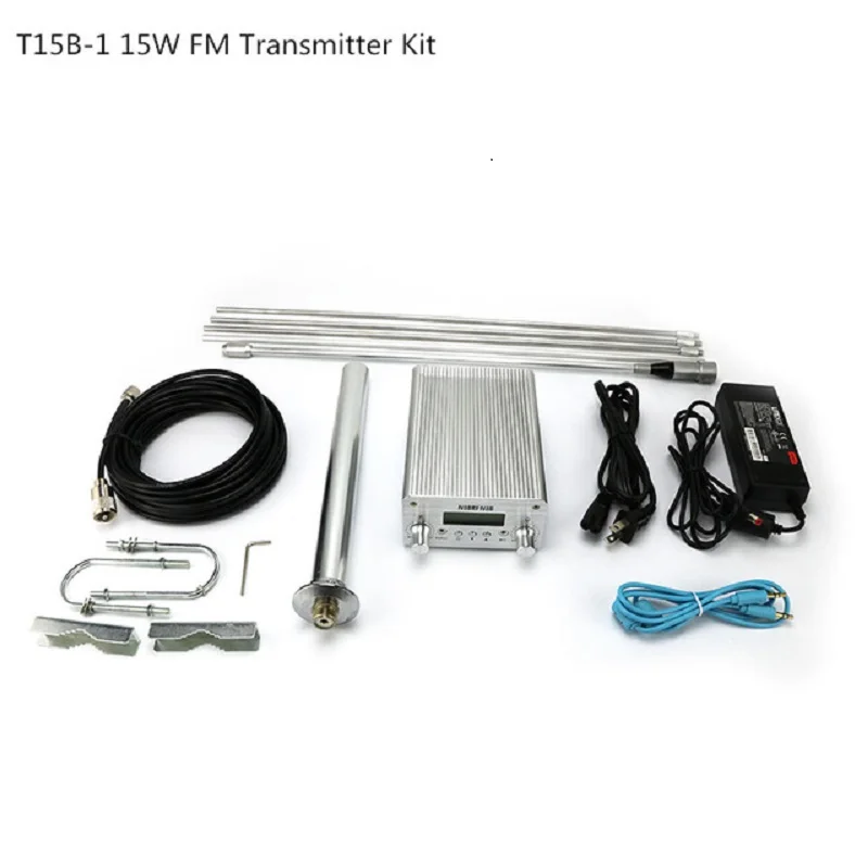 NIO-T15B CZE-15B 2-15 Вт 3-5 км беспроводной FM-передатчик вещательная радиостанция с