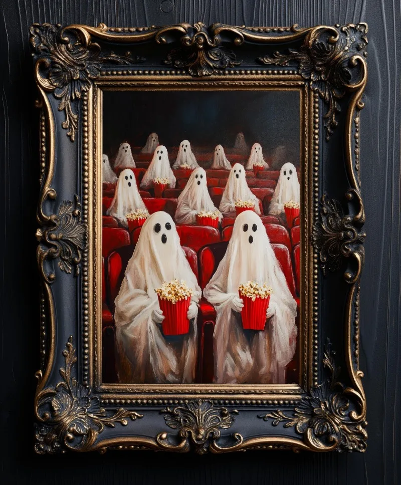 

Готический постер "Два призрака в поле"