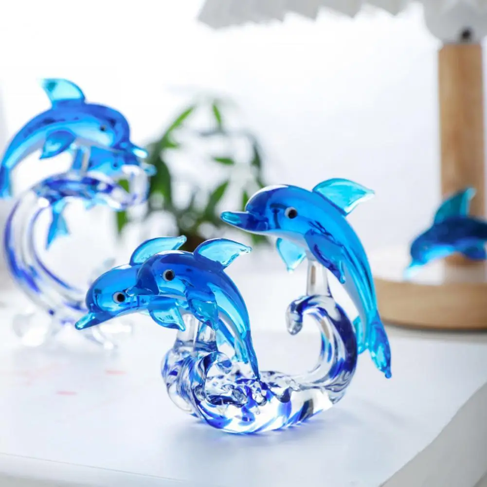 

Delicate Sturdy Lovely Small Animal Glass Miniature Home Decoration
