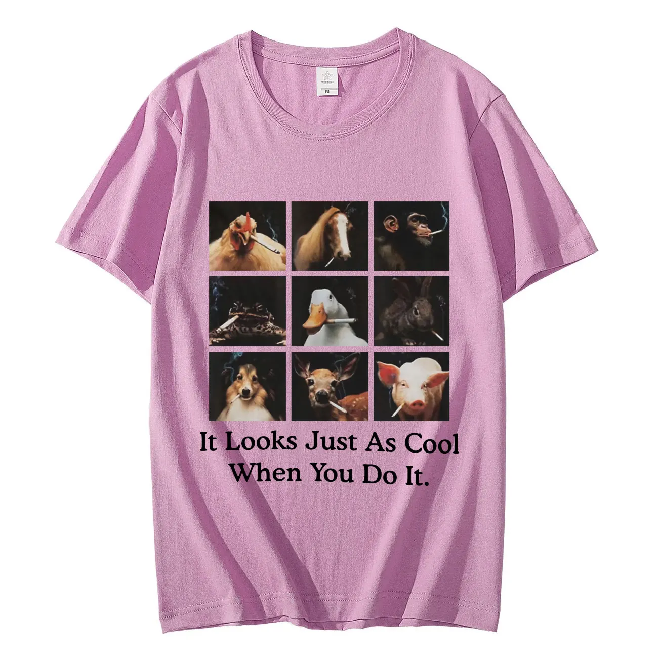 Забавная выглядит так же круто когда вы делаете это футболка уличная мода