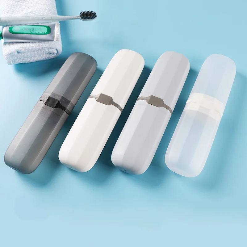 

1Pcs Outdoor Travel Portable Camping Supplies Dustproof ToothBrush Storage Box ToothBrush Holder Plastic Bathroom Accessories