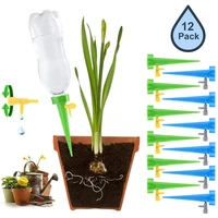 a 12pcs automatic garden sprinkler potted plants watering irrigation dripper switch valve watering timer for potted plants