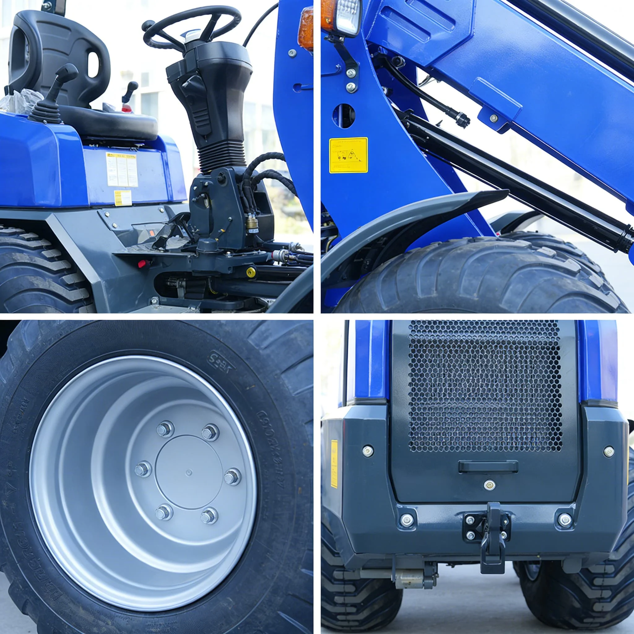 Фото Высокопроизводительный мини-погрузчик 4x4 Euro 5 CE EPA, землеройная техника, дизельный колесный погрузчик, цена по индивидуальному заказу №2