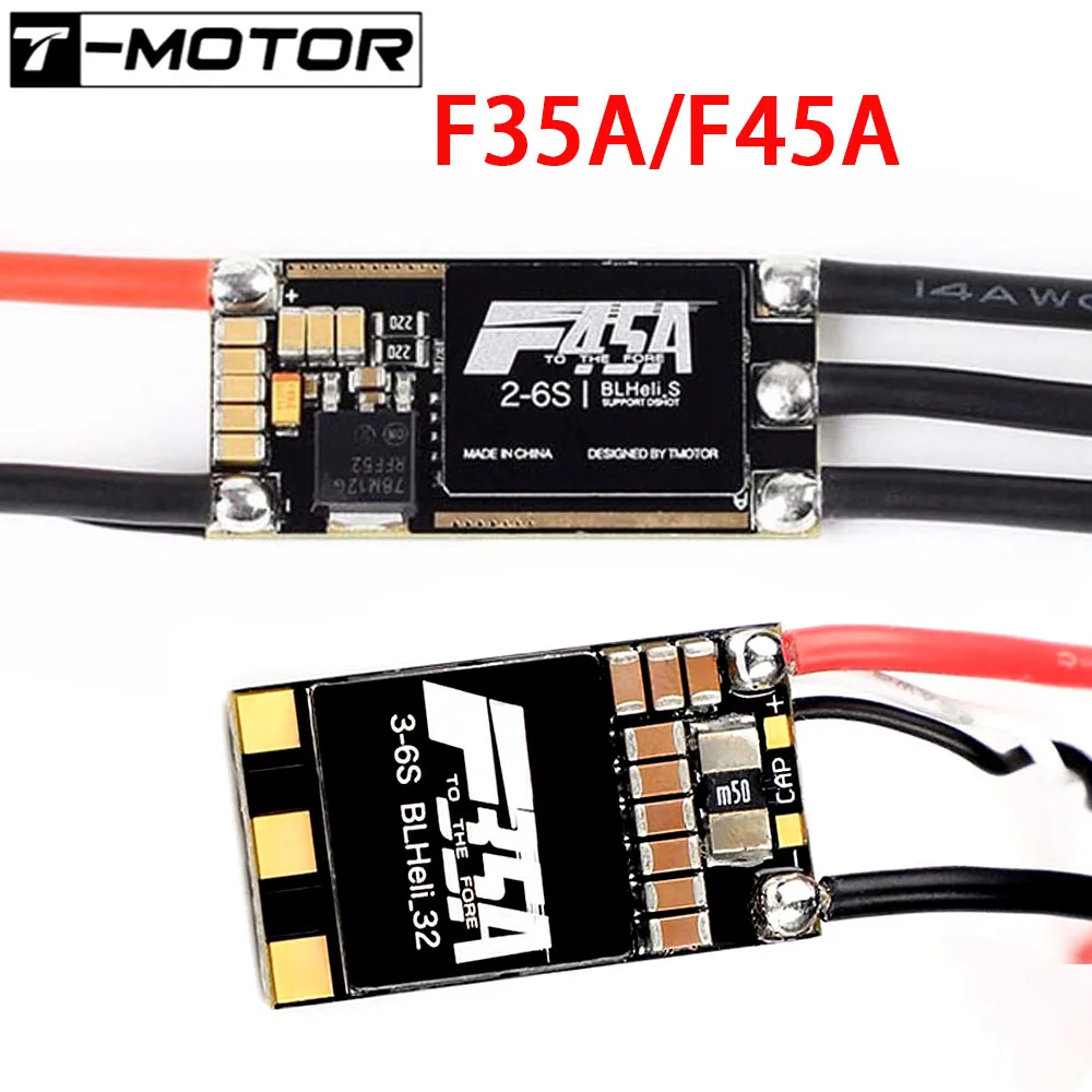 T-MOTOR F35A F45A 3-6S blheli _ 32 32Bit ESC высококачественный регулятор скорости для FPV радиоуправляемого гоночного дрона самолета T-MOTOR F35A F45A 3-6S blheli _ 32 32Bit ESC высококачественный регулятор скорости для FPV радиоуправляемого гоночного дрона самолета