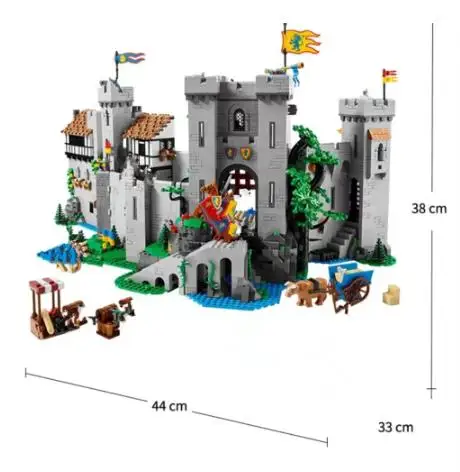 Новинка 10305 креативные строительные блоки для замка рыцари кирпичи сделай сам