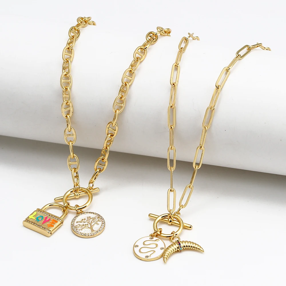 

Колье с эмалью для мужчин и женщин, украшение в стиле панк/хип-хоп, с надписью Wish Card, подвеска в виде дерева жизни, быка, змеи, 1 шт.