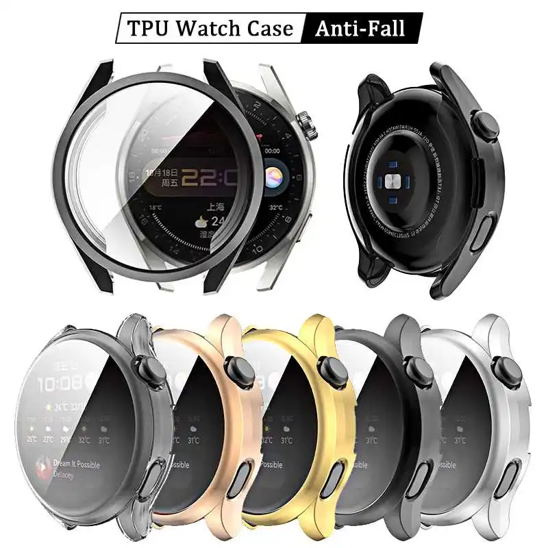

Donmeioy Full Protector Watch Case For Huawei Watch 3 Pro Fit Watch Case Cover