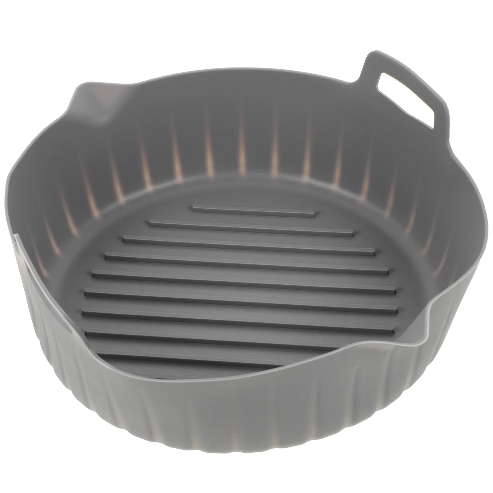 

Air Fryer Basket Silicone Bakeware Silicone Baking Pan Home Fryer Air Fryer Pan Washable Air Fryer Cooking Pot