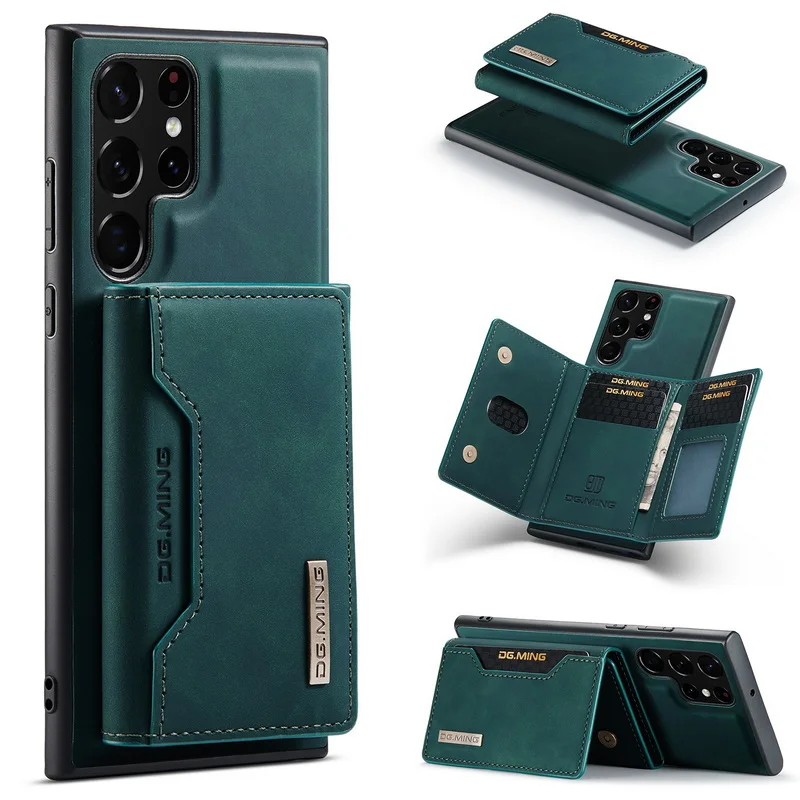 

Магнитный кожаный чехол-кошелек для Samsung Galaxy S23 S22 Ultra S21 FE Plus A13 A23 A33 A32 A73 A51 A52 A53