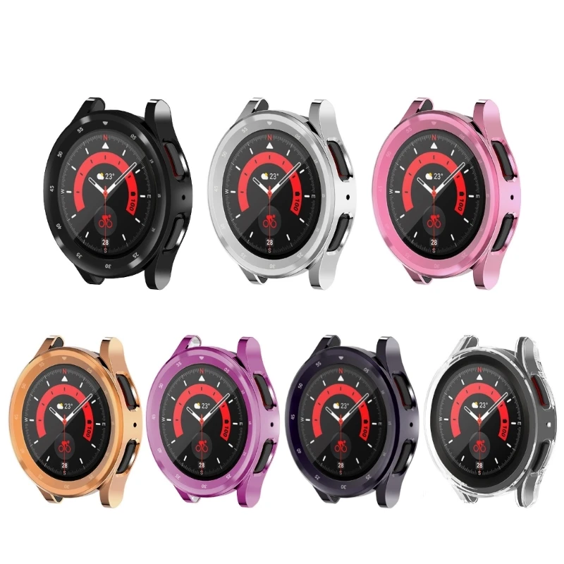 

Screen Protector For Watch5 45mm Full TPU Bumper Cover Accessories