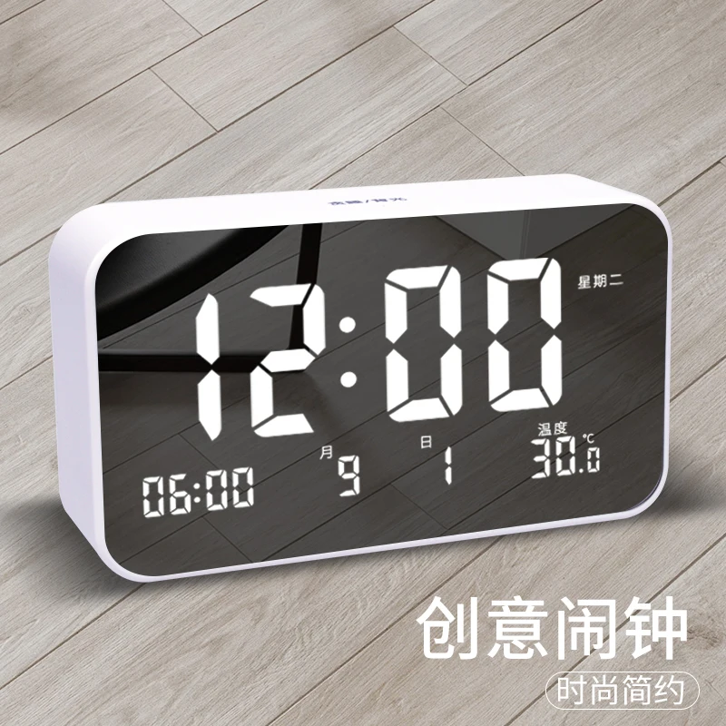 For Bedroom Natural Temperature Luminous Alarm Clock Digital Budzik Elektroniczny Alarm Clocks Home Decor