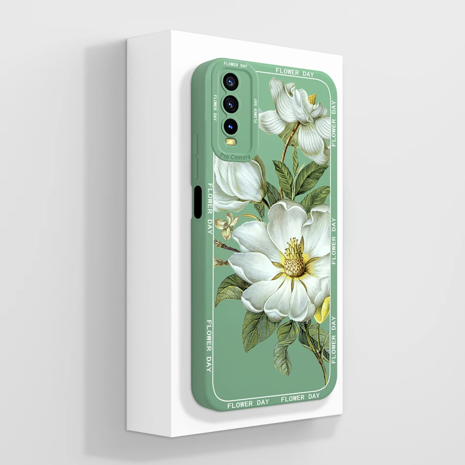 Чехол для телефона Vivo Y20 Y20A Y20G Y20i Y20S простая жидкая силиконовая задняя крышка Y 20