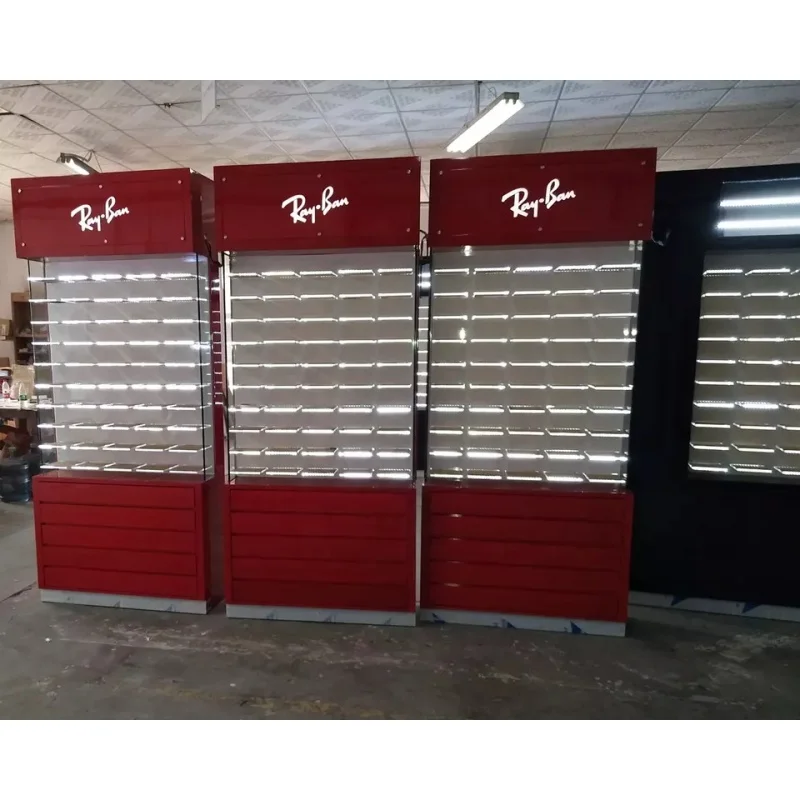 На заказ современный магазин демонстрационные стеллажи витрины для очков