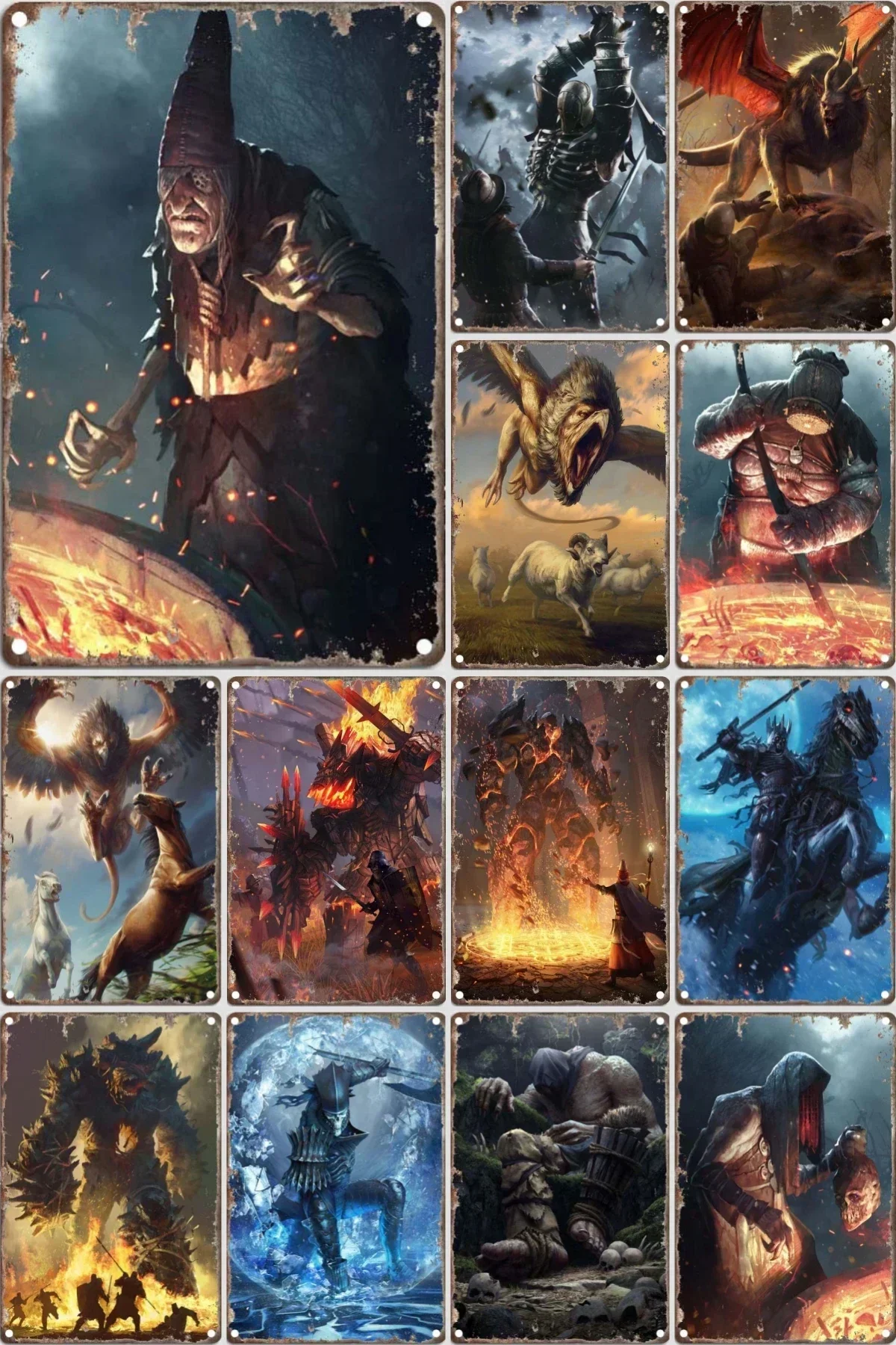 Украшение колоды монстров Настенный декор Человек Пещера Украшения для дома