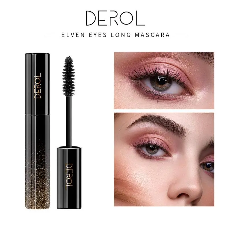 

HEALLOR Starry Mascara Curl Thick Non-blooming Slender 4D Waterproof Fiber Silk Eyelash Professional Long Curling Eyelash Makeup