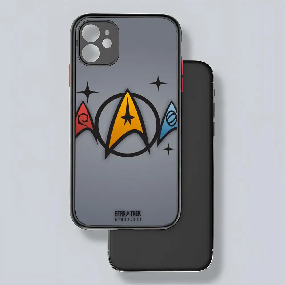 Чехол для телефона Star movietnam-Trek матовый прозрачный чехол-накладка IPhone 16 15 12 11 13 Pro Max