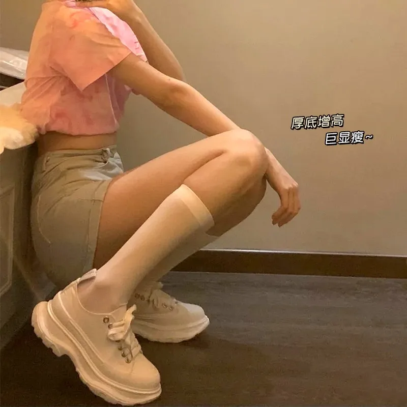 Универсальная повседневная женская обувь эспадрильи на платформе криперы