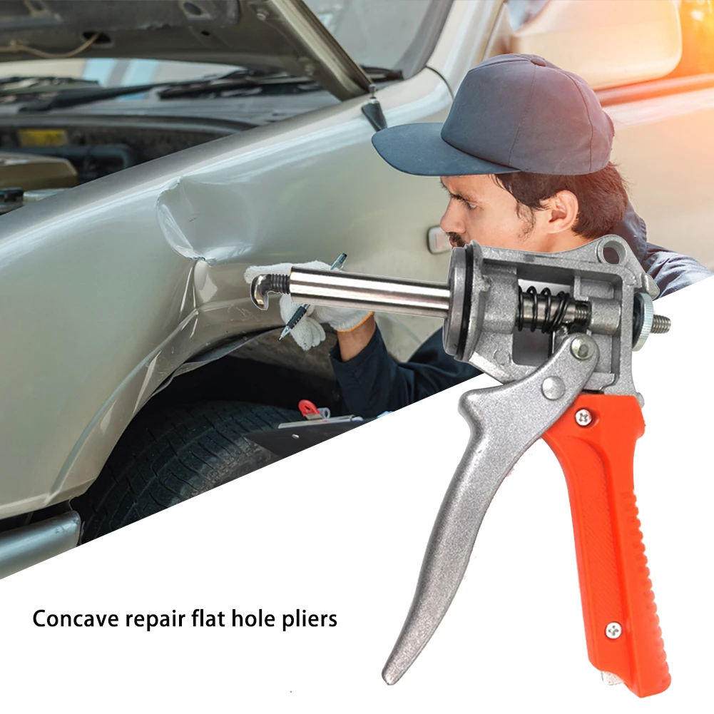 

Non-Marking Dent Repair Flat Hole Caliper Sheet Metal Clamping Edge Trimming Pliers Car Dent Repair Maintenance Tool Accessories