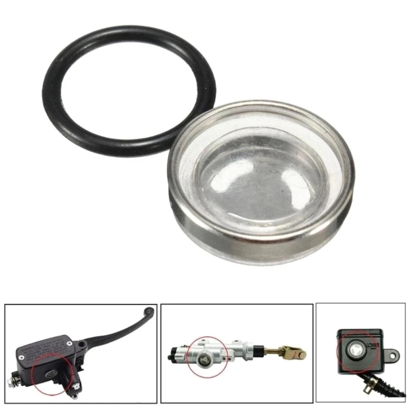 

10/12/14/18mm Brake Cylinder Reservoir Sight Glass Motorcycle Dirt Bike