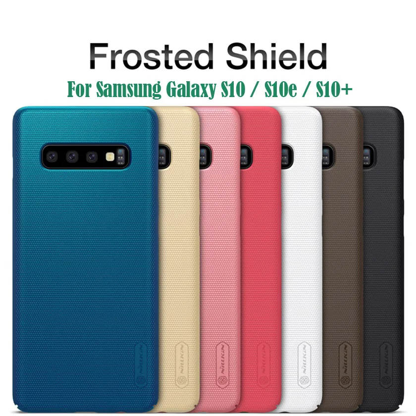 

For Samsung Galaxy S10 S10e S10 Plus Case Nillkin Case Super Frosted Shield Ultra-thin Hard PC Back Cover For Samsung S10+ Plus