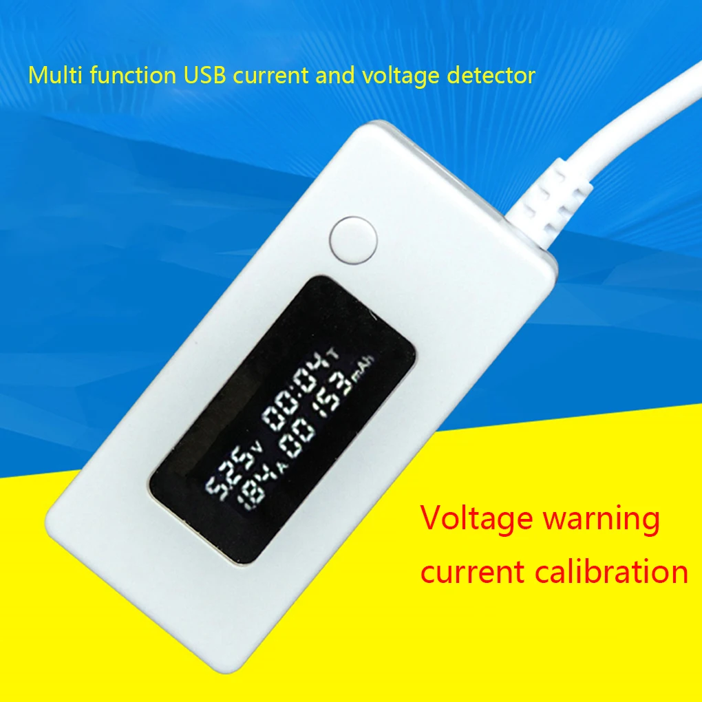 

LCD Mini Phone USB Tester Voltage Current Meter Portable Mobile Power Charger Capacity Detector Voltmeter Ammeter