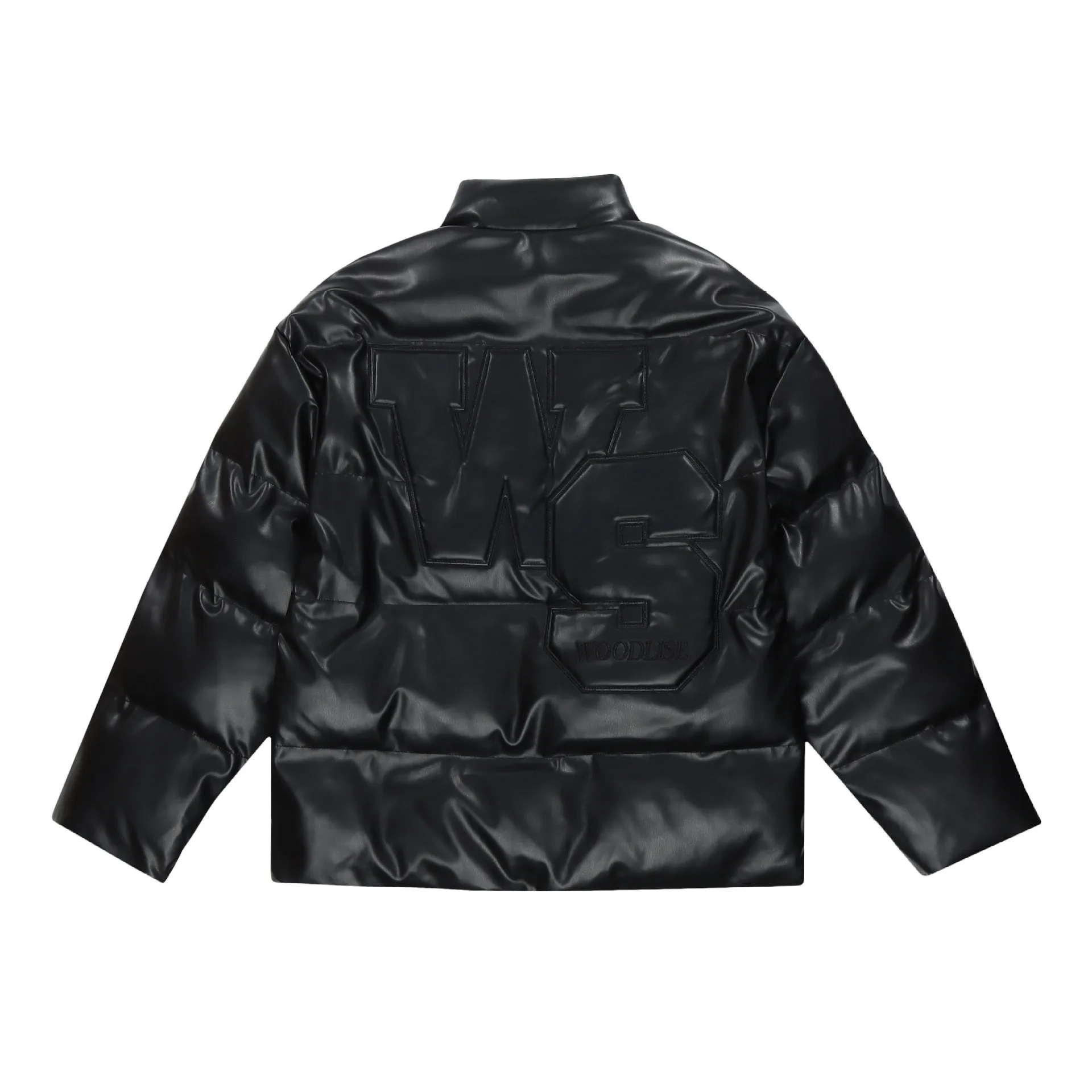 Thickened Warm Bread Coat PU Leather Coat Autumn Winter Loose Lovers Cotton-padded Jacket