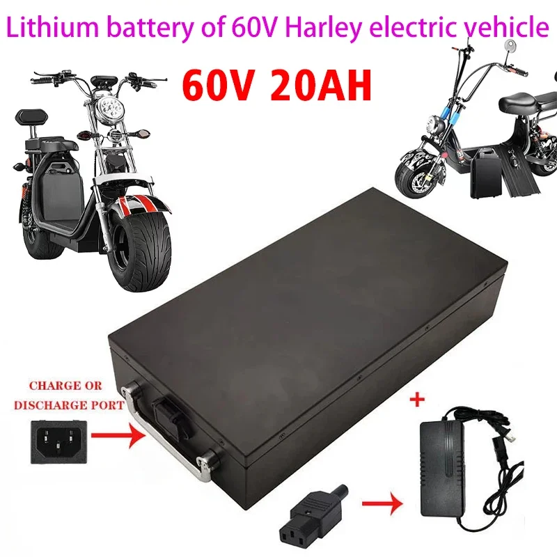 

60V 30ah Electric Scooter for 250W~1500W Motorcycle/tricycle/bicycle Waterproof Lithium Battery + 67.2V Charger+free Shipping