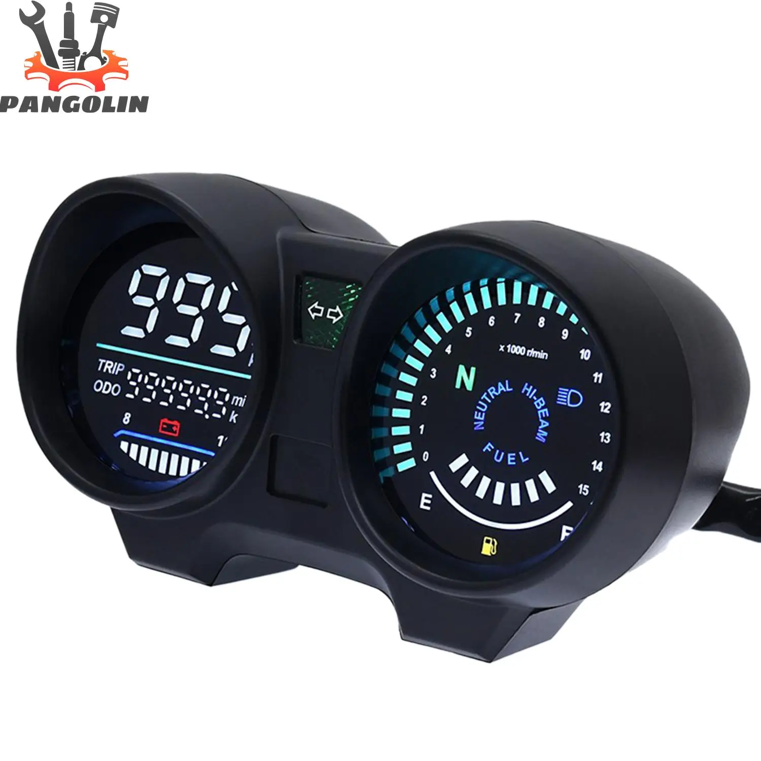 

Motorcycle Speedometer Digital Dashboard LED Electronics for Brazil TITAN 150 Honda CG150 Fan150 2010-2012 with 3 Month Warranty