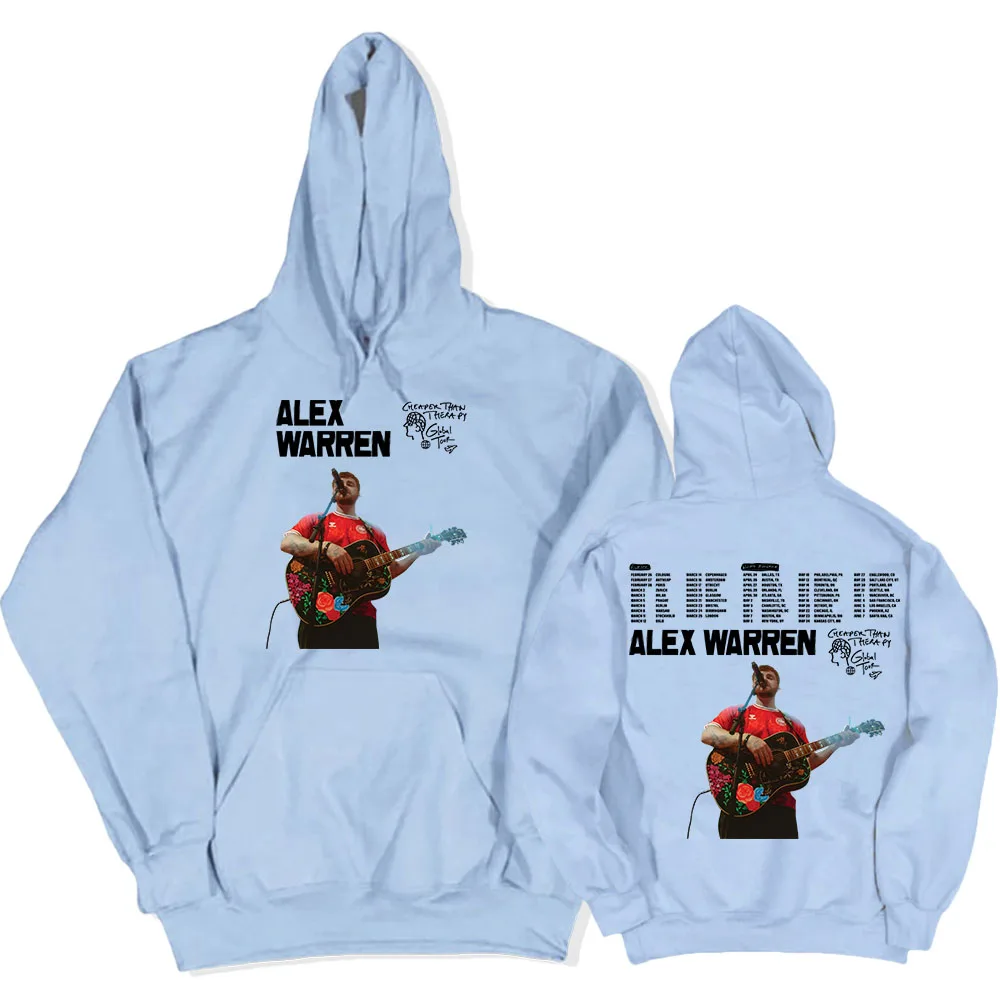 Alex Warren Cheaper Than Therapy Tour 2025 толстовки с длинным рукавом для женщин и мужчин капюшоном