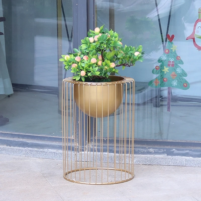 

Светильник, Роскошный Цветочный Стенд, современный минималистичный, для гостиной, декоративная Цветочная полка, для внутреннего балкона, в ...