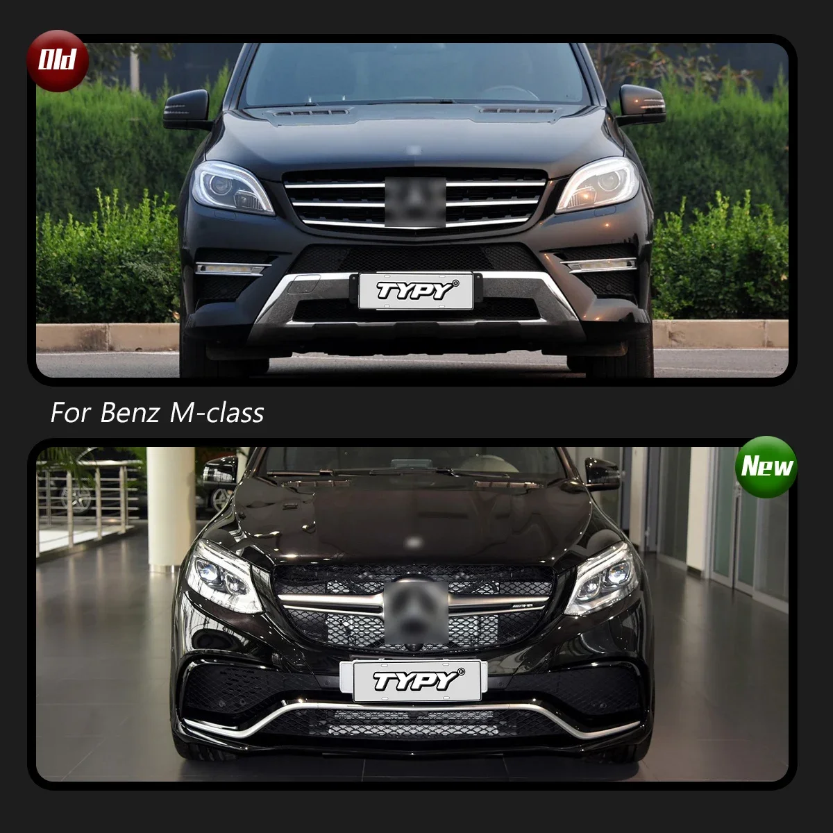 Кузов для автостайлинга в сборе Benz M-Class кузов 2012-2015 модифицированный до GLE W166 AMG 63