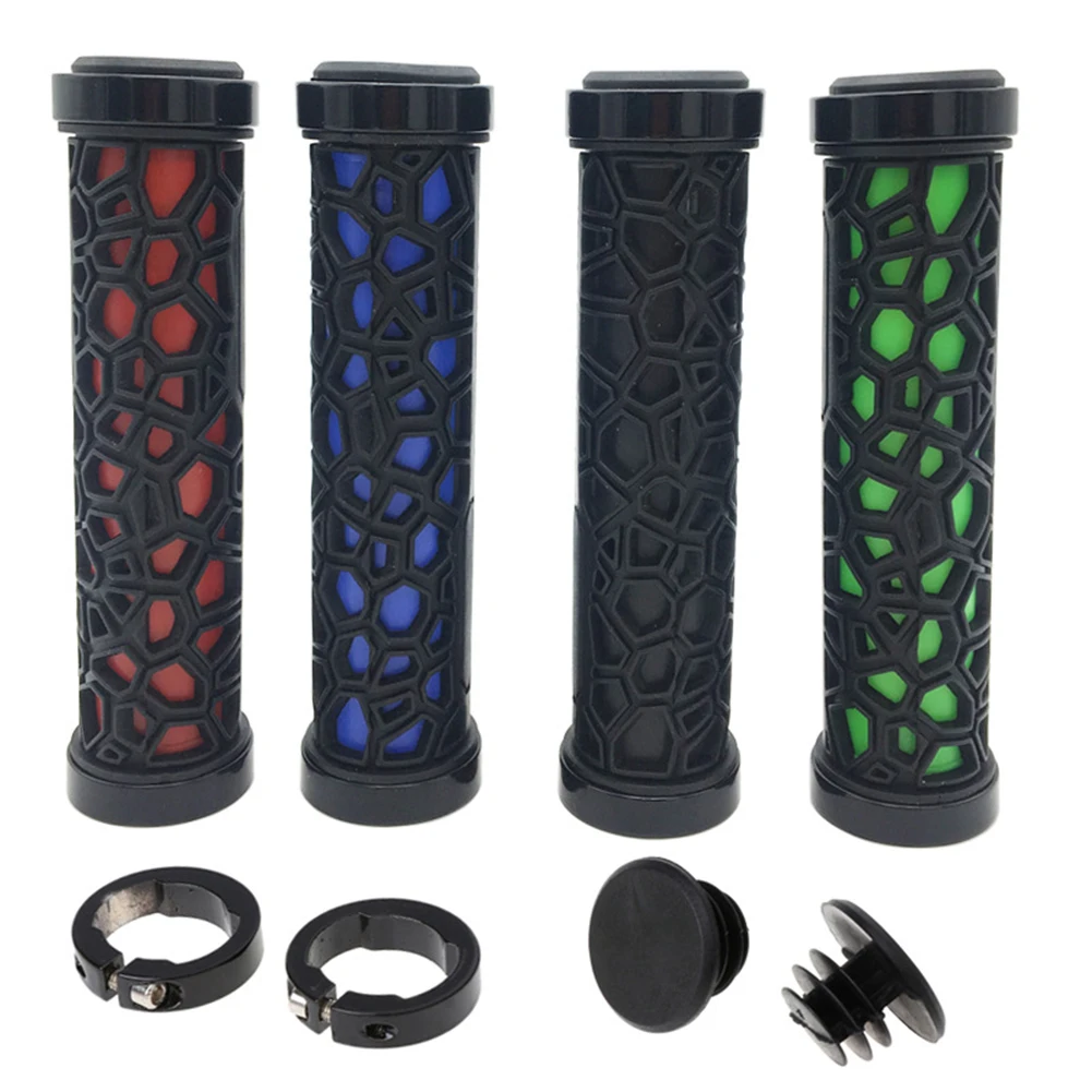 

Bicycle Grips Handlebar For MTB Bike Double Lock-On Rubber Grips Non-slip Lock Cycling Bmxs Handle Grips Bikes Handlebar Grips