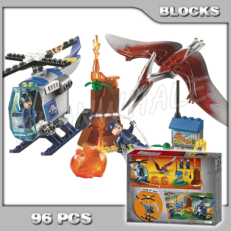 

96 шт., Детский конструктор «вулкан»